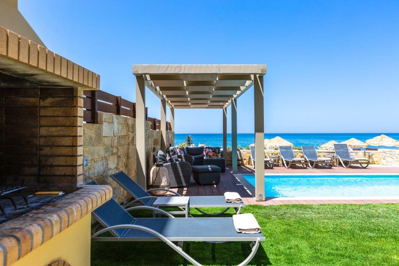Espera Luxury Beach Front Residence With Pool & Bbq, By Thinkvilla Rethymno (Crete) Exterior photo
