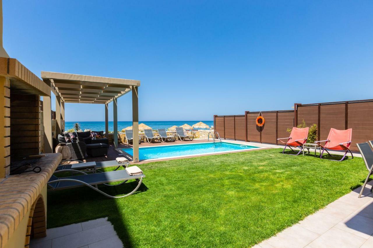 Espera Luxury Beach Front Residence With Pool & Bbq, By Thinkvilla Rethymno (Crete) Exterior photo