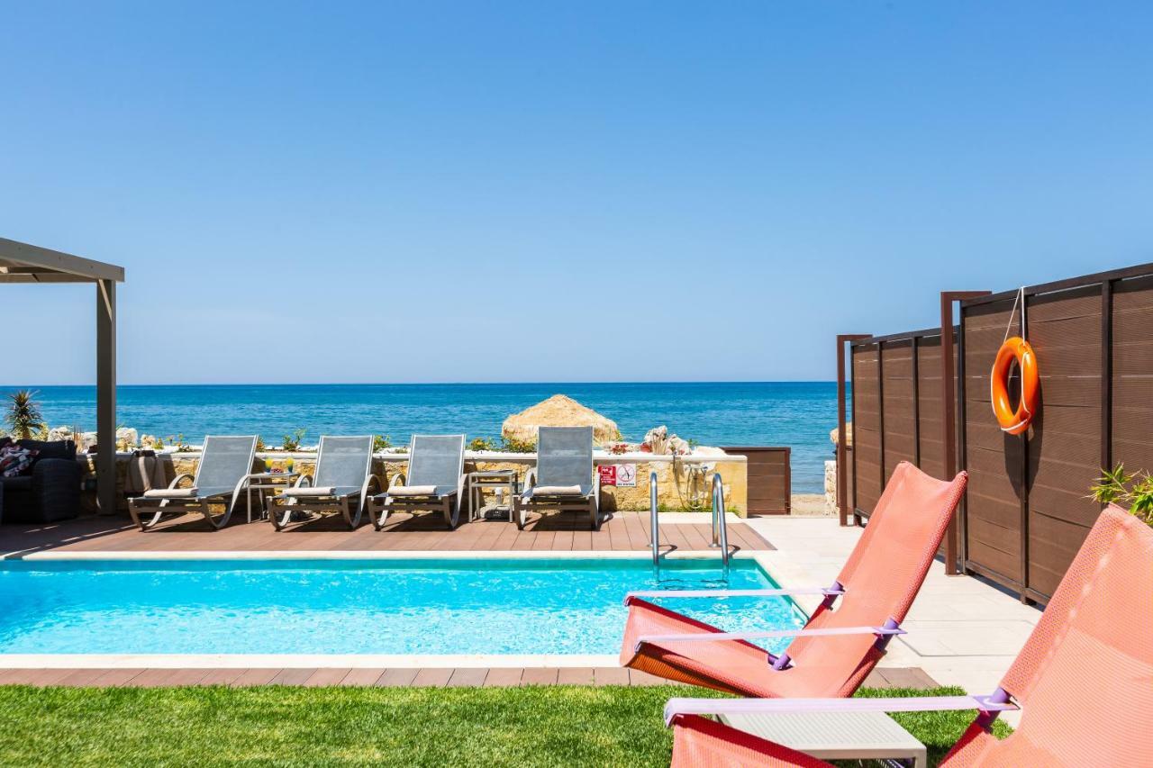Espera Luxury Beach Front Residence With Pool & Bbq, By Thinkvilla Rethymno (Crete) Exterior photo