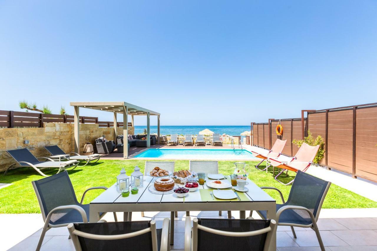 Espera Luxury Beach Front Residence With Pool & Bbq, By Thinkvilla Rethymno (Crete) Exterior photo