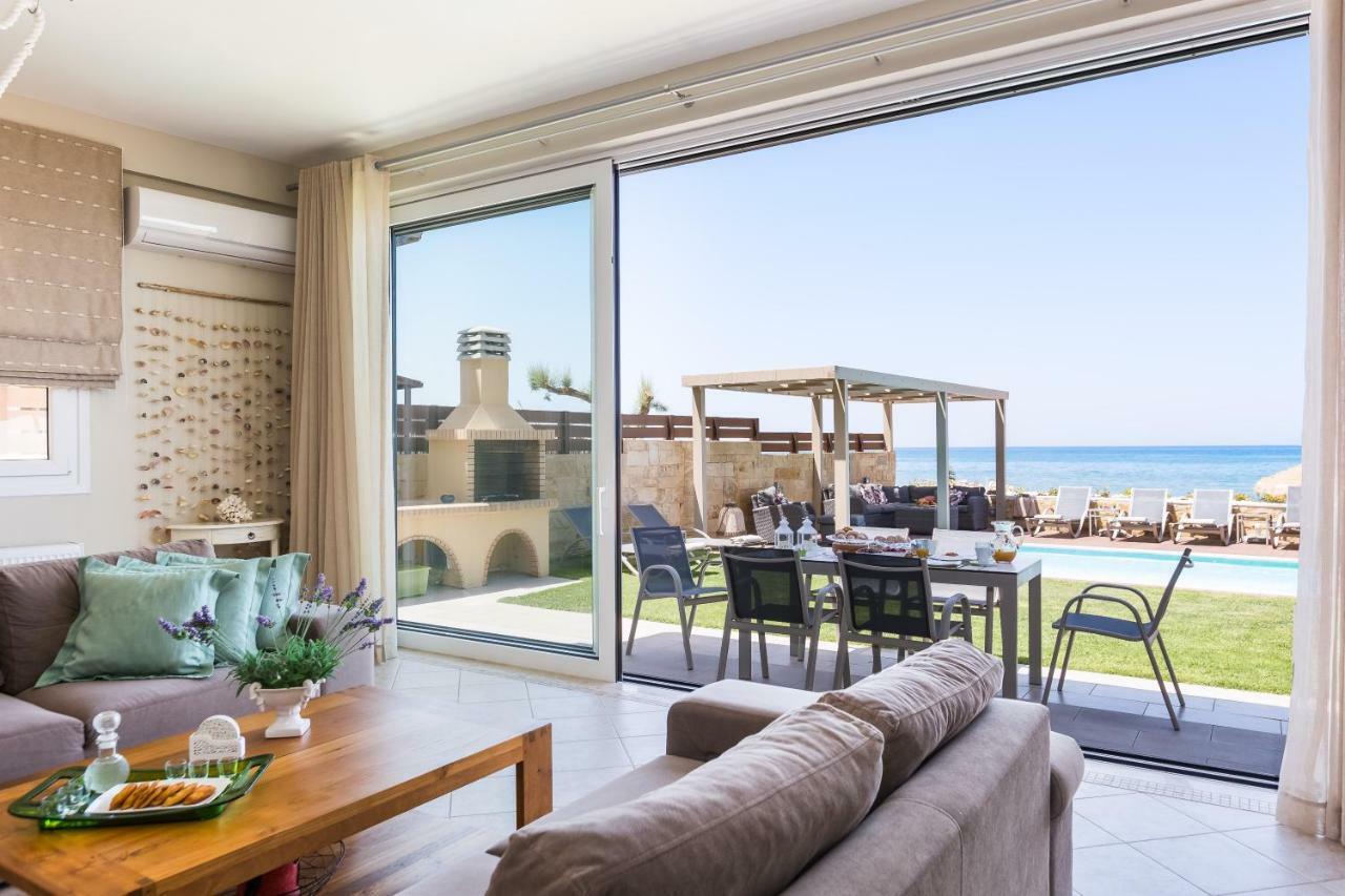 Espera Luxury Beach Front Residence With Pool & Bbq, By Thinkvilla Rethymno (Crete) Exterior photo