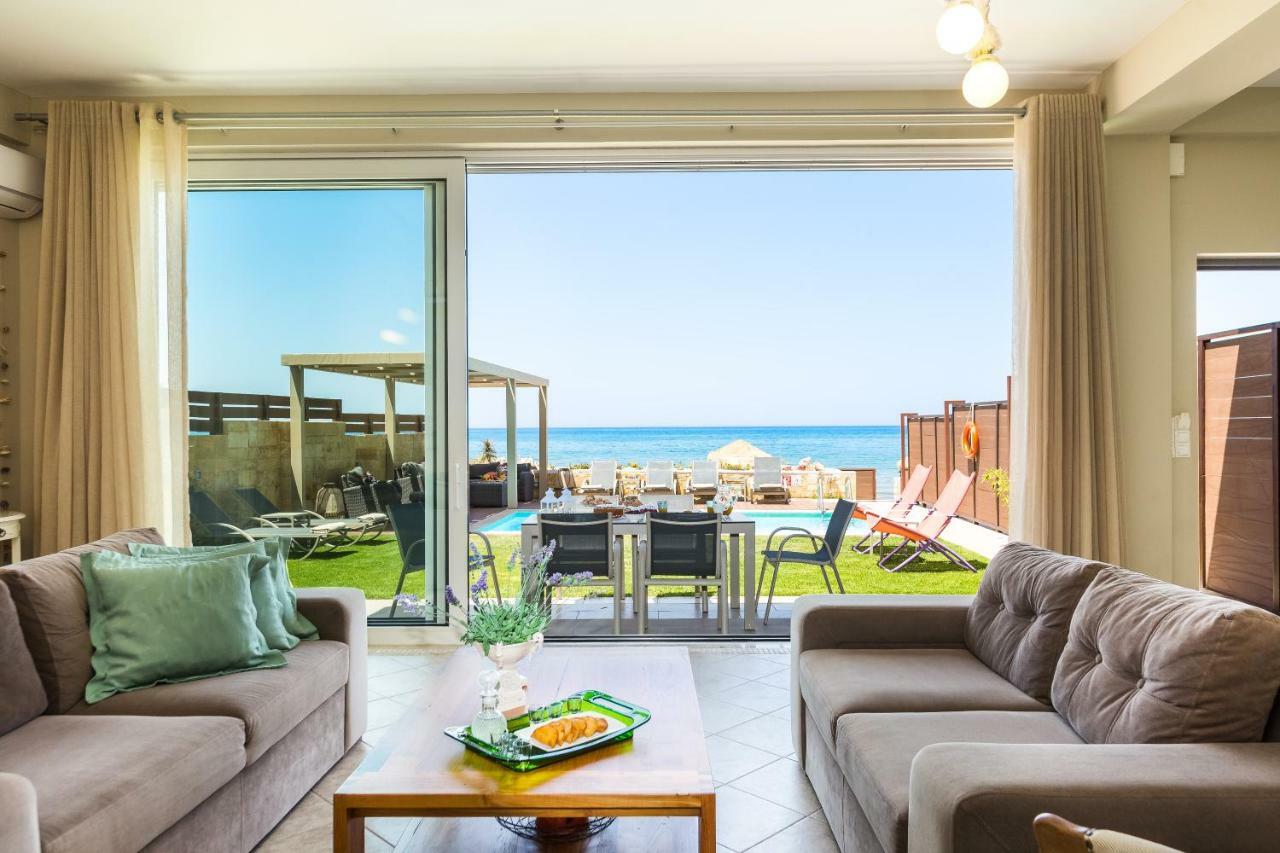 Espera Luxury Beach Front Residence With Pool & Bbq, By Thinkvilla Rethymno (Crete) Exterior photo
